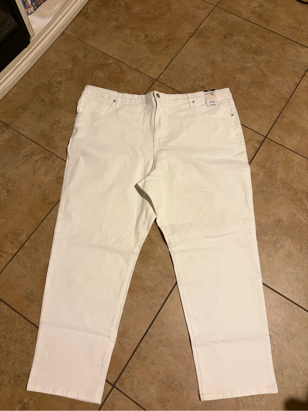White Womens Jeans - Classic Straight Fit